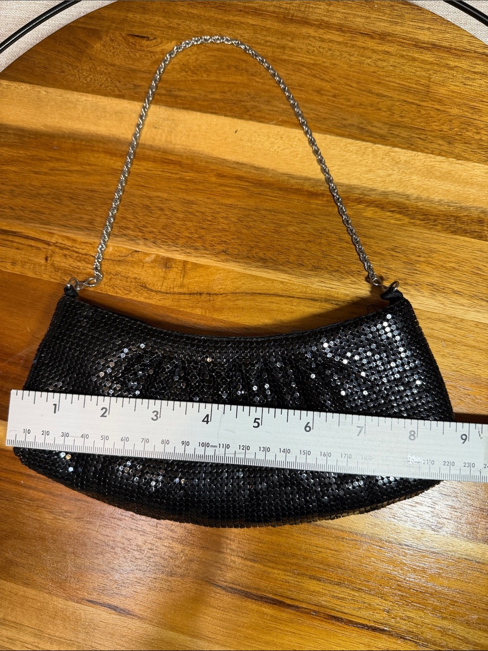 Black Cache clutch bag - Picture 7 of 10